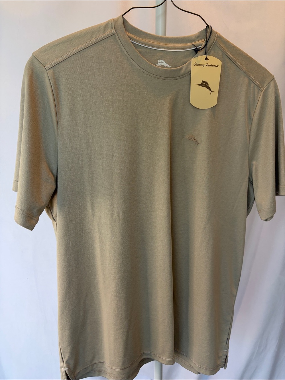 Tommy Bahama Short-Sleeve Logo Crewneck T-Shirt - Khaki/Medium